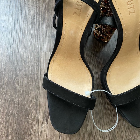 Schutz for Anthropologie - Adneia Leopard Print Heels - Picture 3 of 14